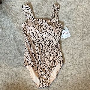 Leopard Cutout One Piece